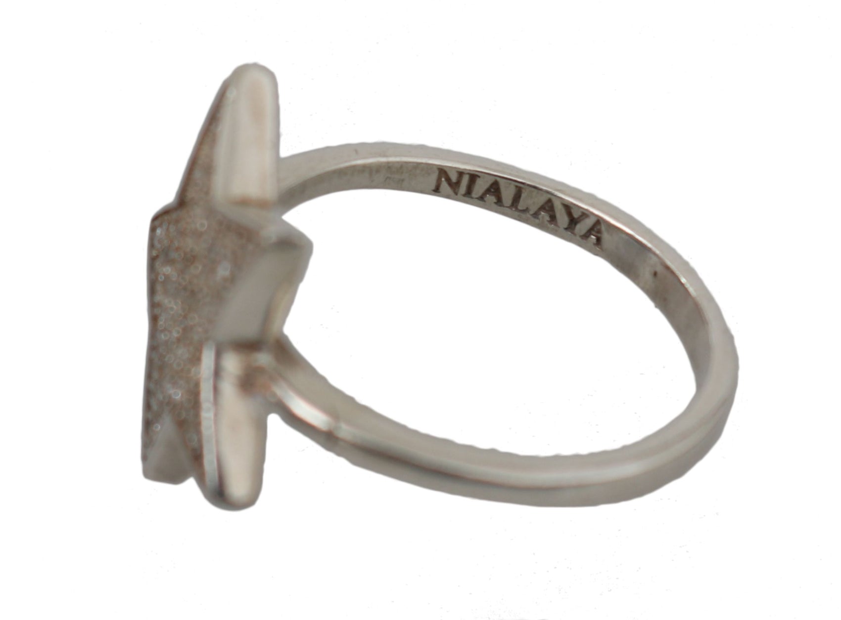 Schicker silberner Statement-Ring für Damen mit CZ-Kristall
