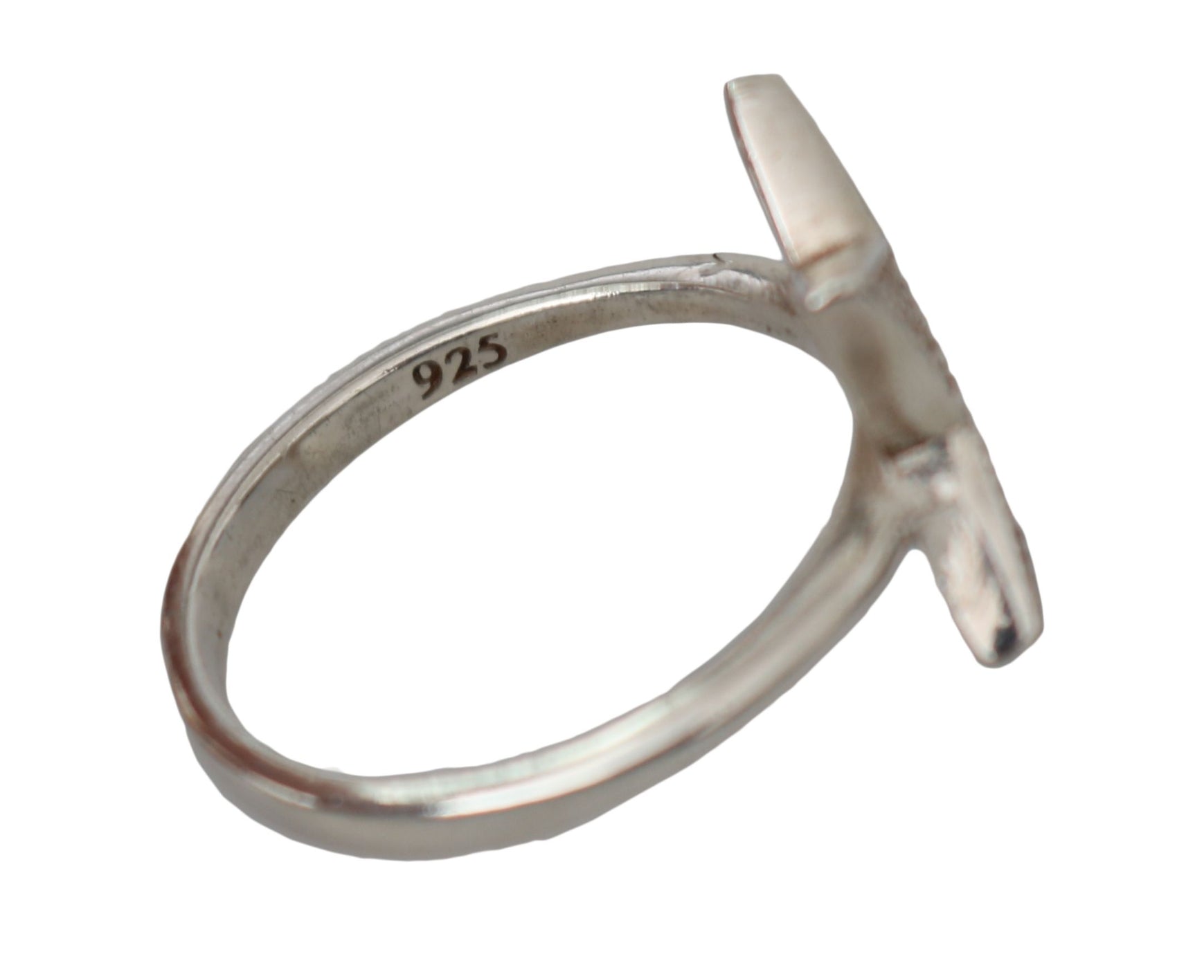 Schicker silberner Statement-Ring für Damen mit CZ-Kristall