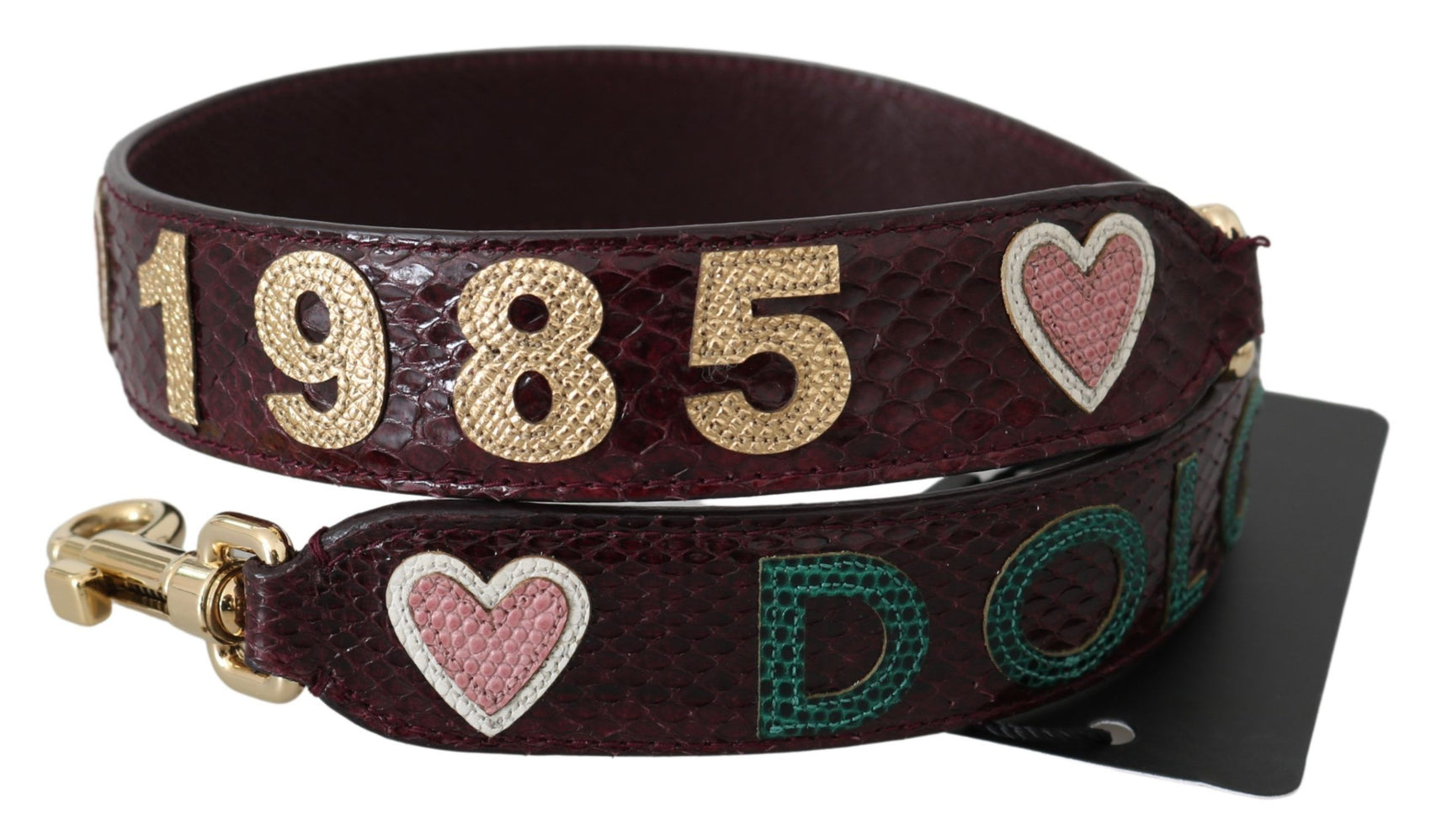 Accessorio squisito con tracolla Bordeaux