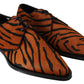 Tiger Pattern Dress Shoes with Pony Hair