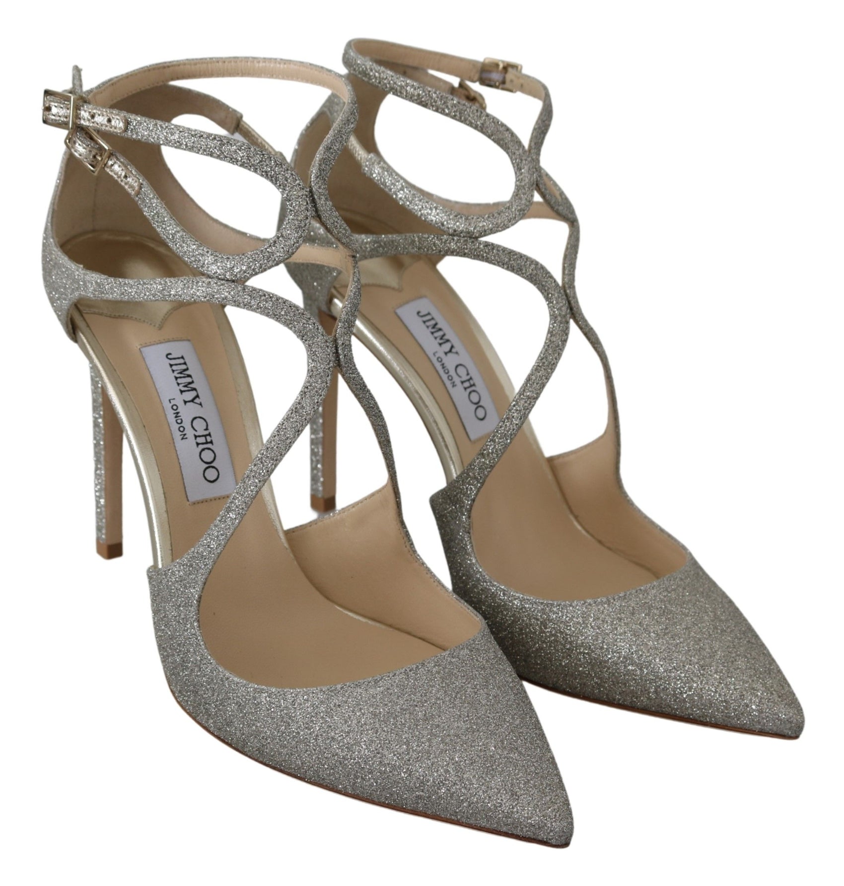 Platinum Ice Lancer Lederpumps – Verfeinerte Eleganz