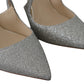 Platinum Ice Lancer Leather Pumps - Elegance Refined