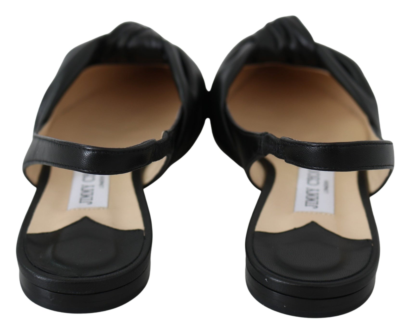 Elegante Leder-Ballerinas mit spitzer Zehenpartie