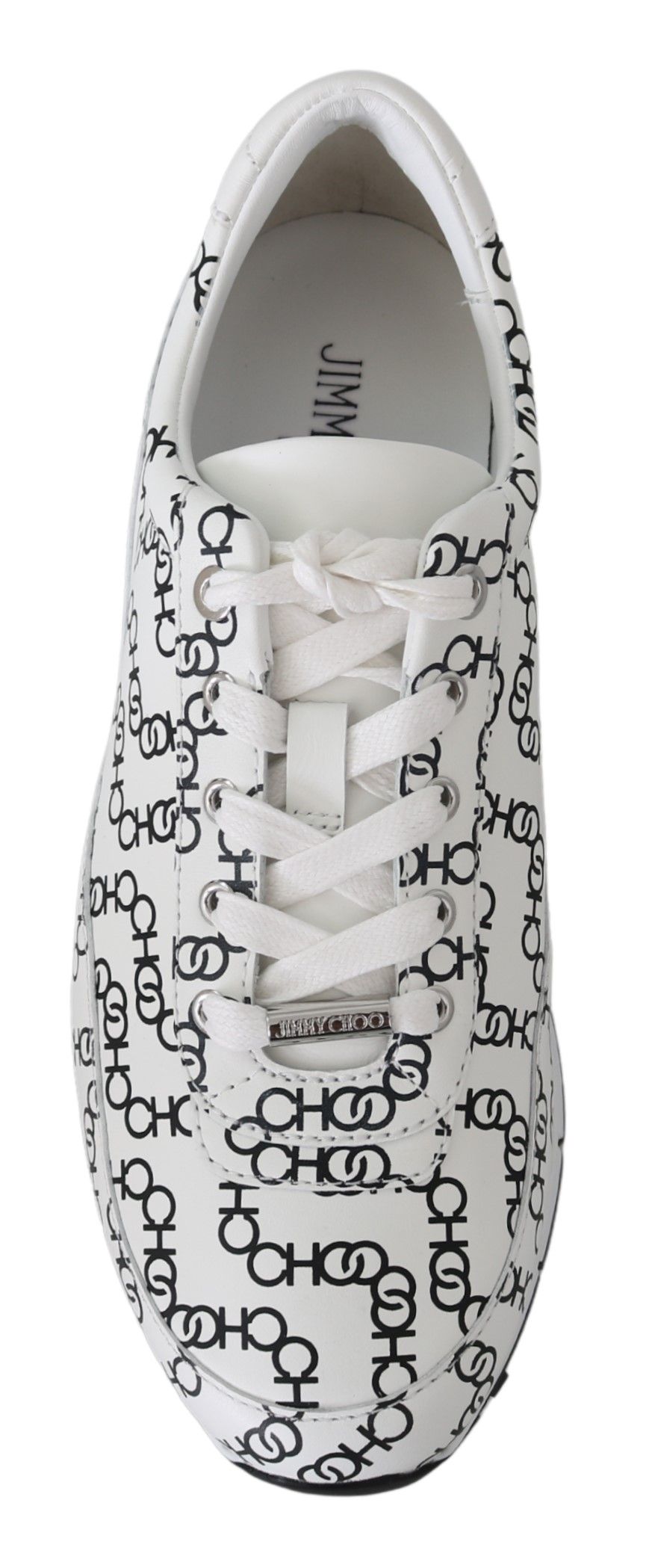 Elegante monochrome Leder-Sneaker