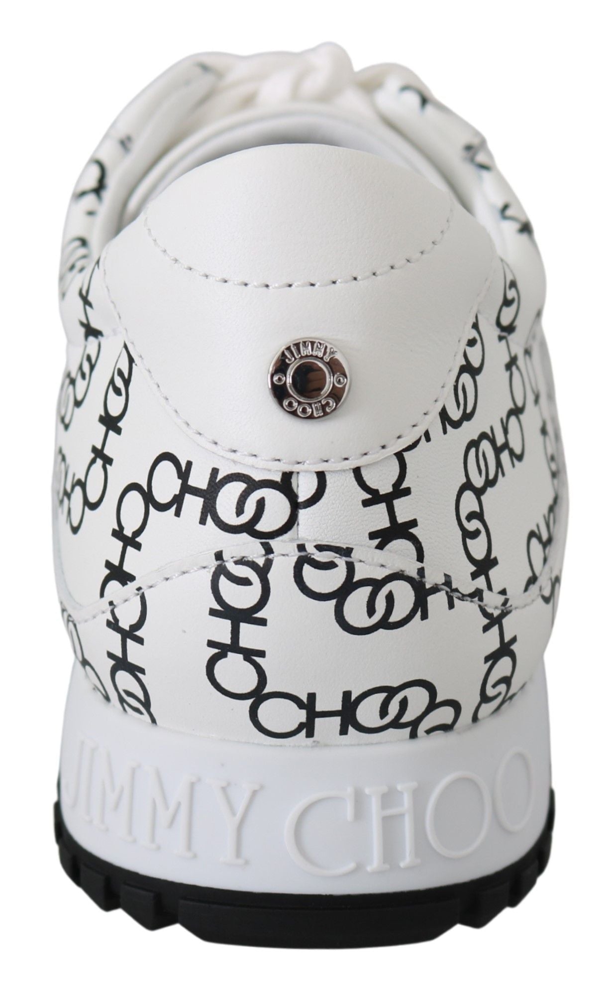 Elegante monochrome Leder-Sneaker