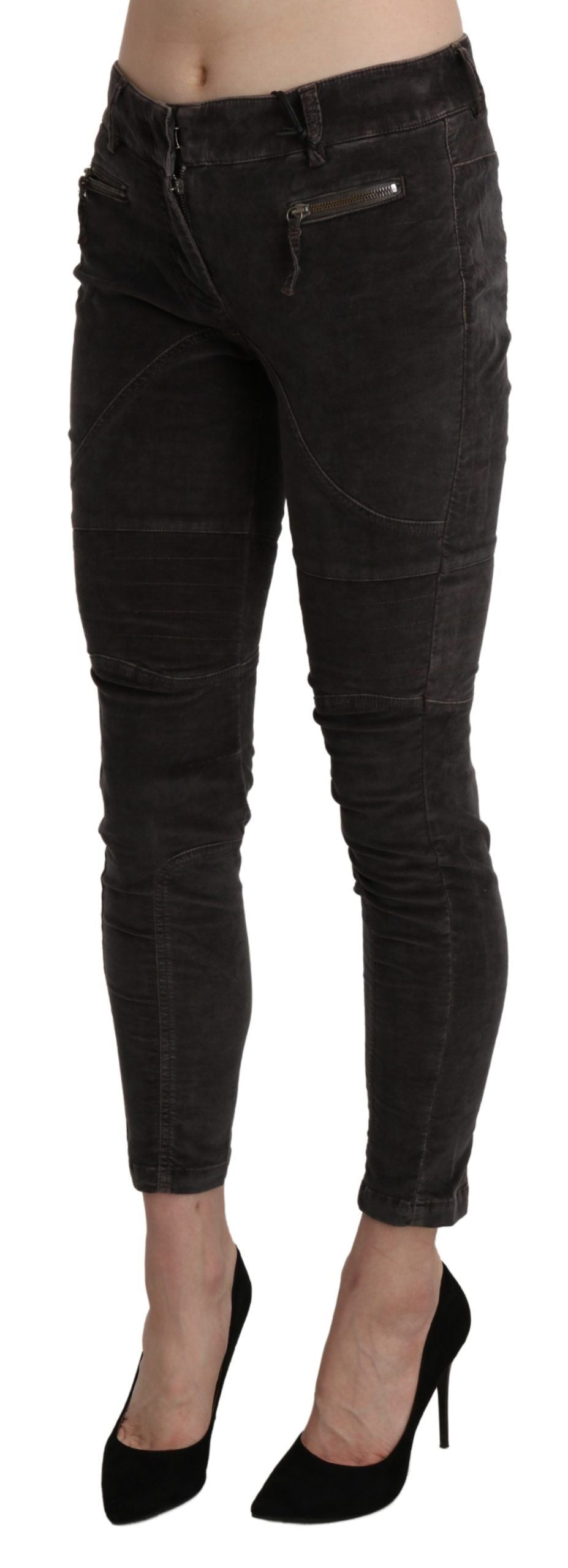 Schicke braune Caprihose