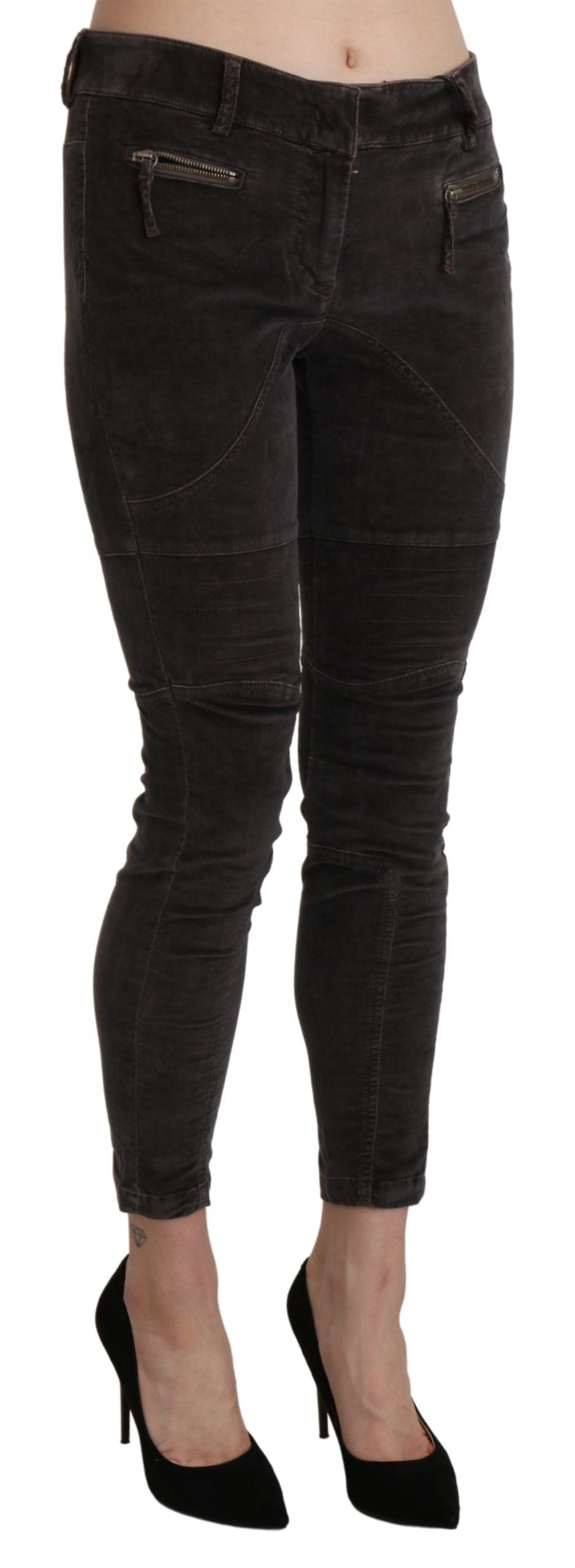 Schicke braune Caprihose