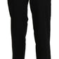 Elegant High Waist Cropped Pants