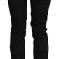 Elegant High Waist Skinny Cropped Pants