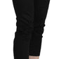 Elegant High Waist Skinny Cropped Pants