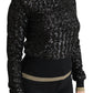 Eleganter Rollkragenpullover mit Pailletten