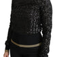 Eleganter Rollkragenpullover mit Pailletten