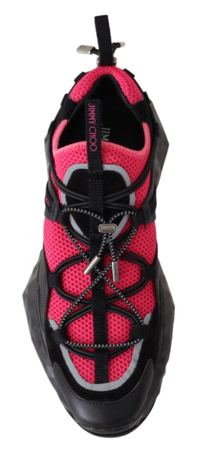 Electric Elegance – Sneaker aus Leder und Mesh