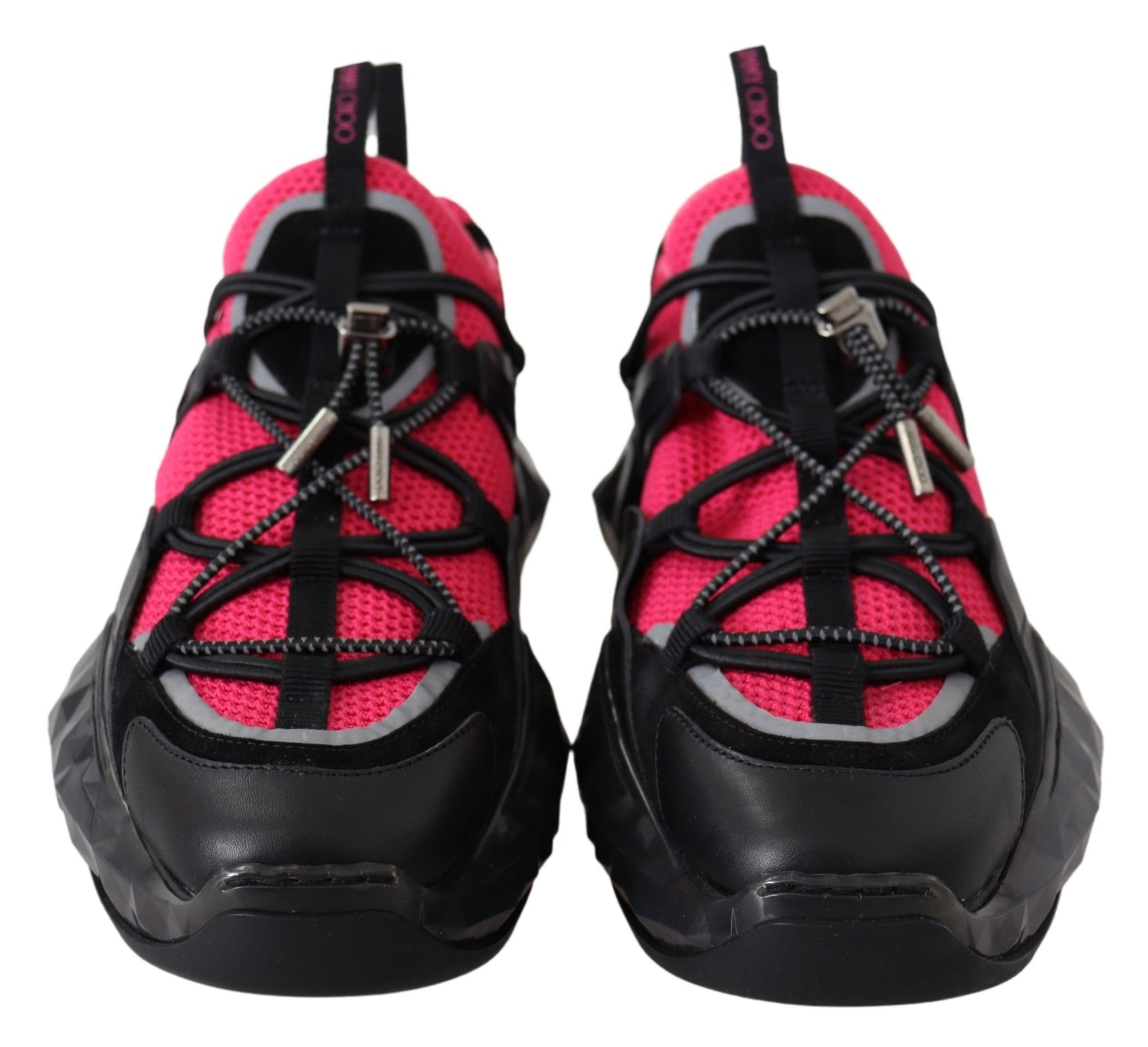 Electric Elegance – Sneaker aus Leder und Mesh