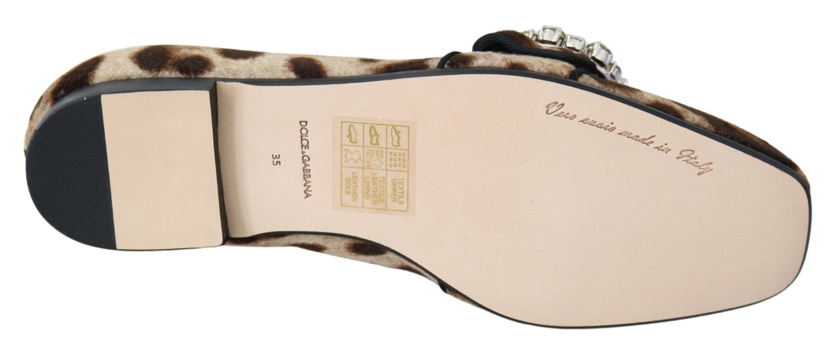 Loafer mit Leopardenmuster und Kristallverzierung