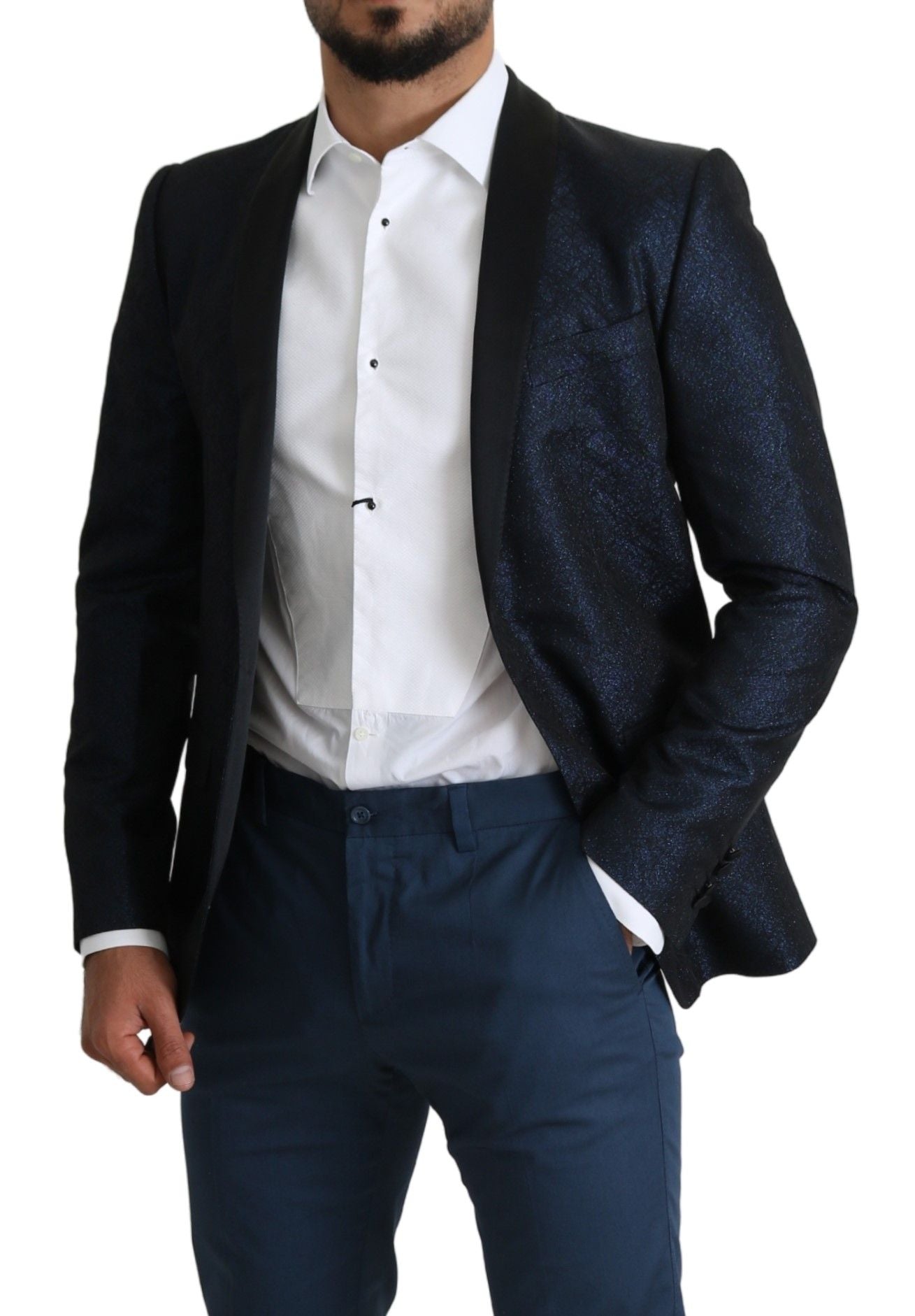 Eleganter Slim Fit Blazer in Martiniblau