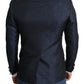 Elegante blazer slim fit blu Martini