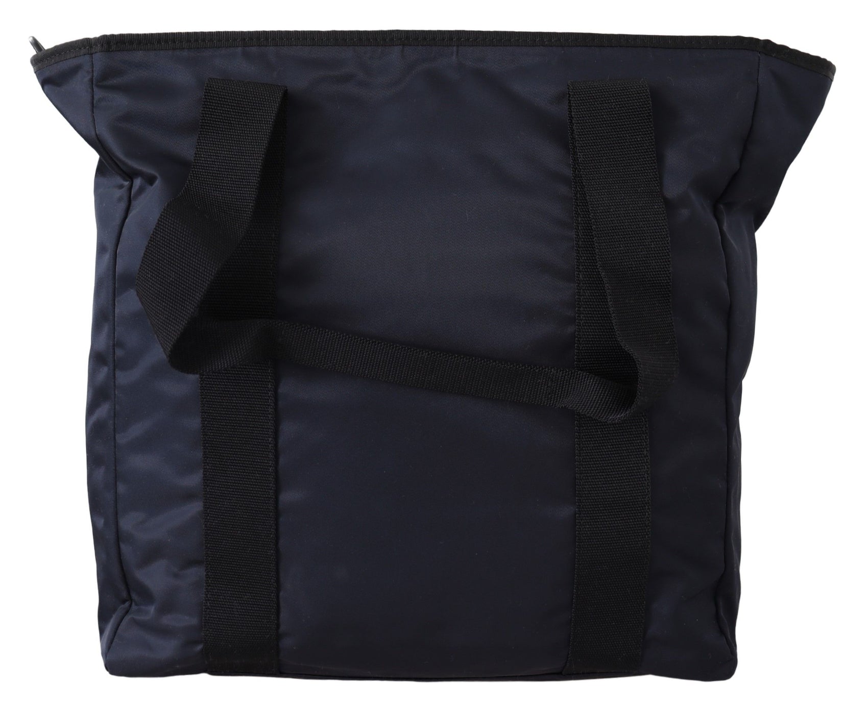 Elegante borsa tote in nylon blu