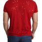 Radiant Red Cotton Stretch T-Shirt