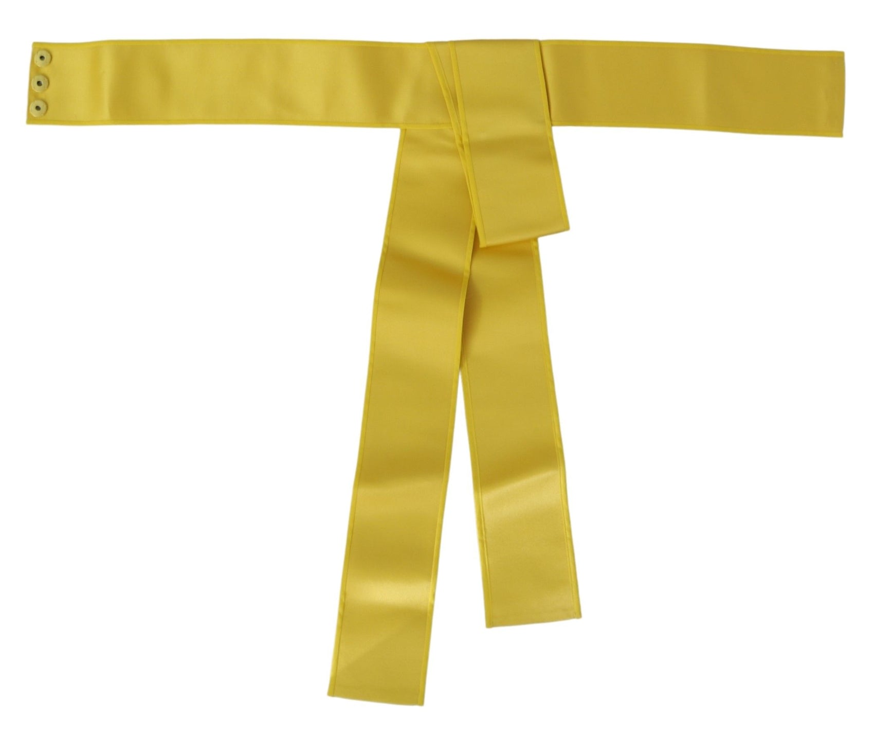 Schicker Seidengelber eleganter Damengürtel