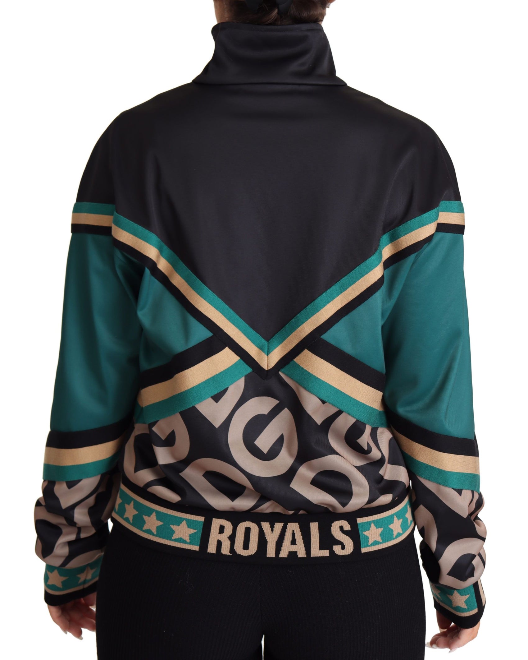 Giacca sportiva multicolore chic con logo Mania