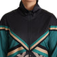 Chic Multicolor Track Jacket with Logo Mania