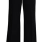 Elegante Kaschmirhose mit weitem Bein