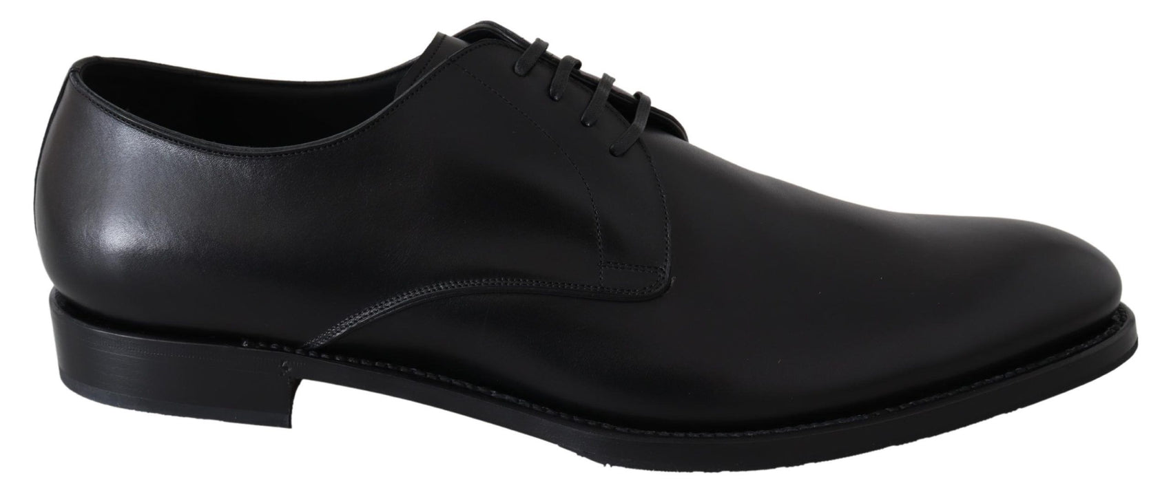 Eleganti scarpe da sera Derby in pelle nera