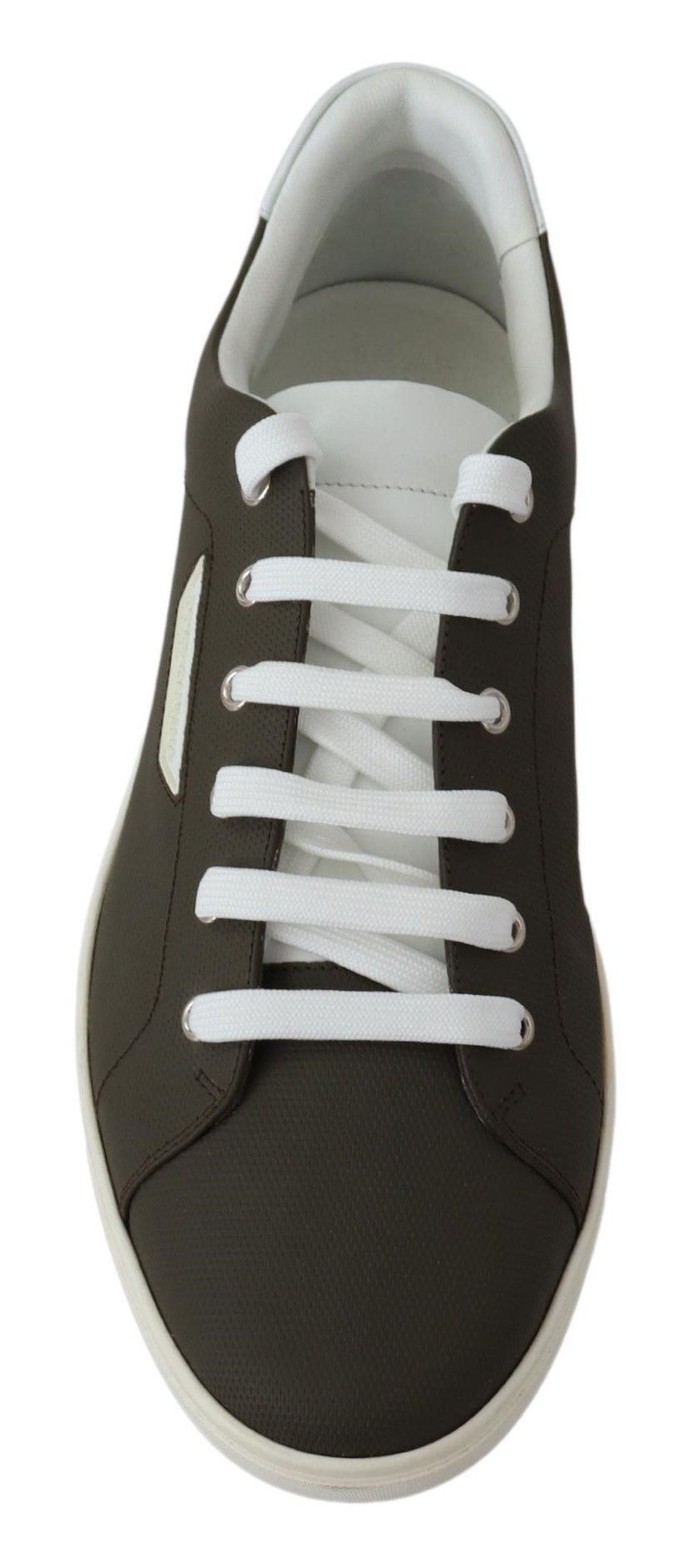Elegante weiße Low-Top-Sneakers aus Leder