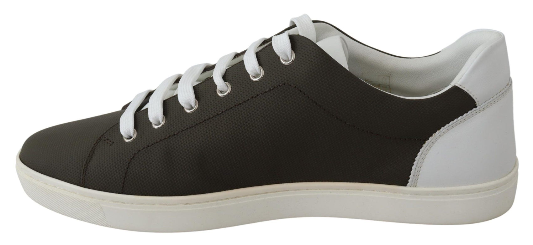 Elegante weiße Low-Top-Sneakers aus Leder