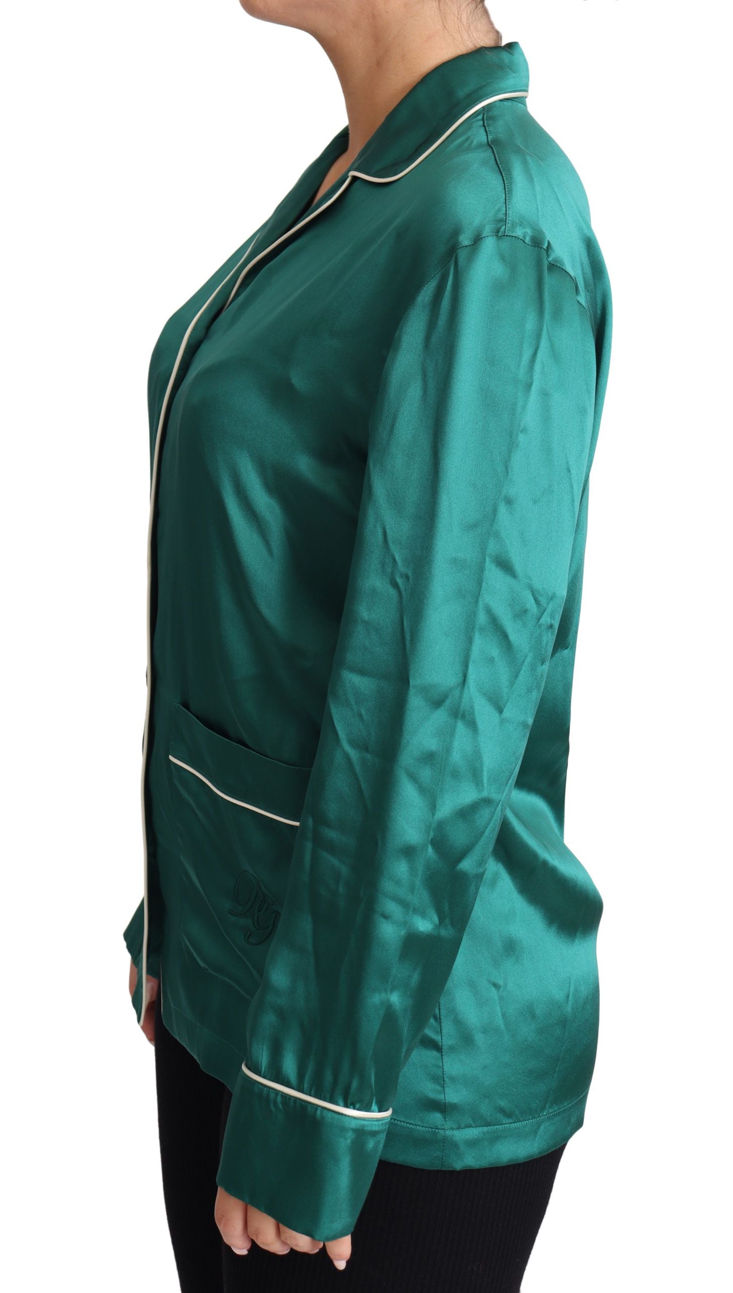 Elegante camicia da pigiama in seta