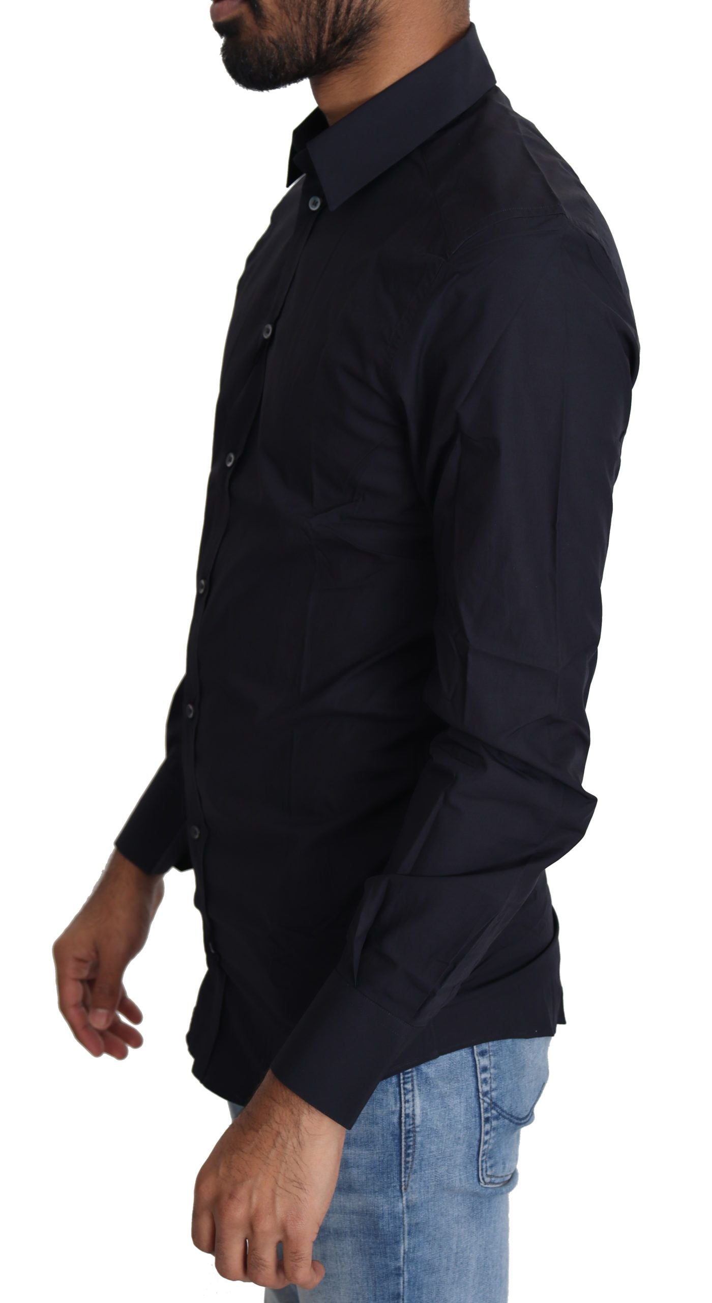 Camicia da abito blu navy slim fit Gold Series