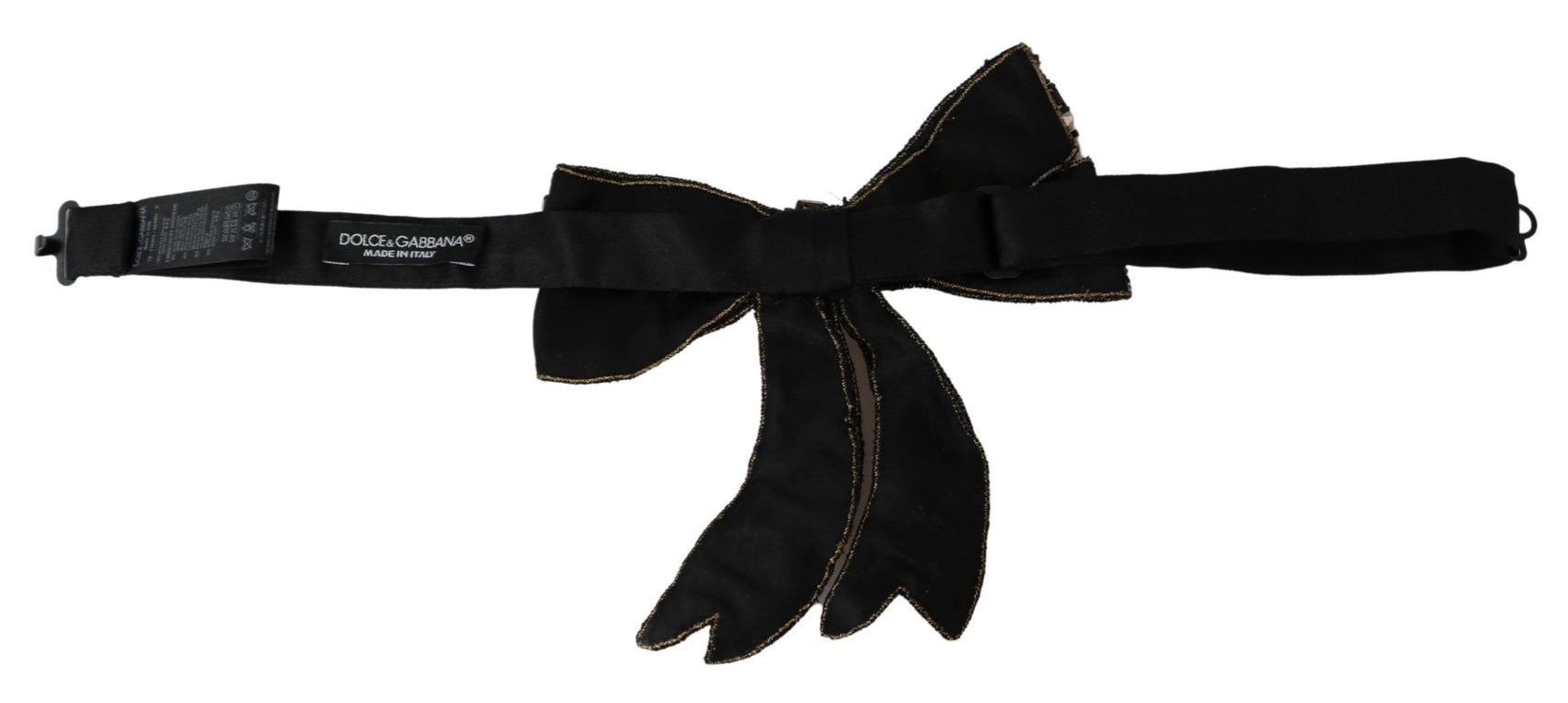 Elegante papillon in seta con strass