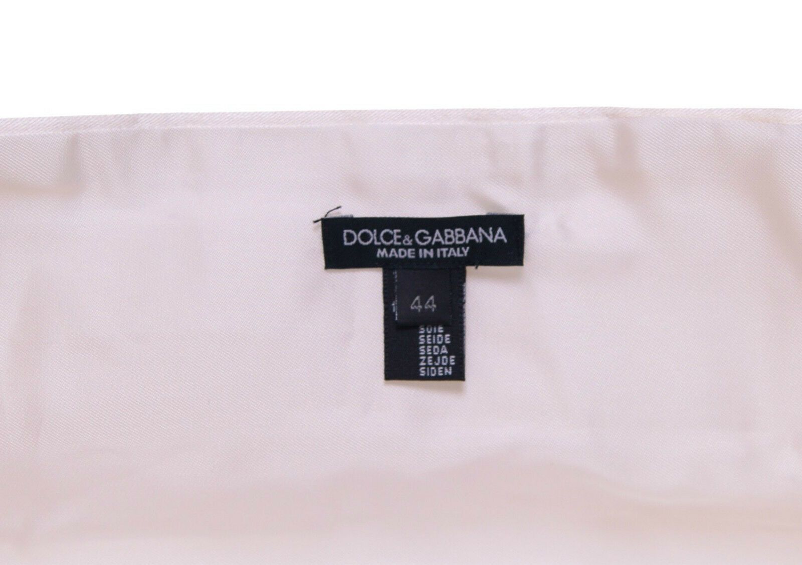 Elegante fascia in seta bianca