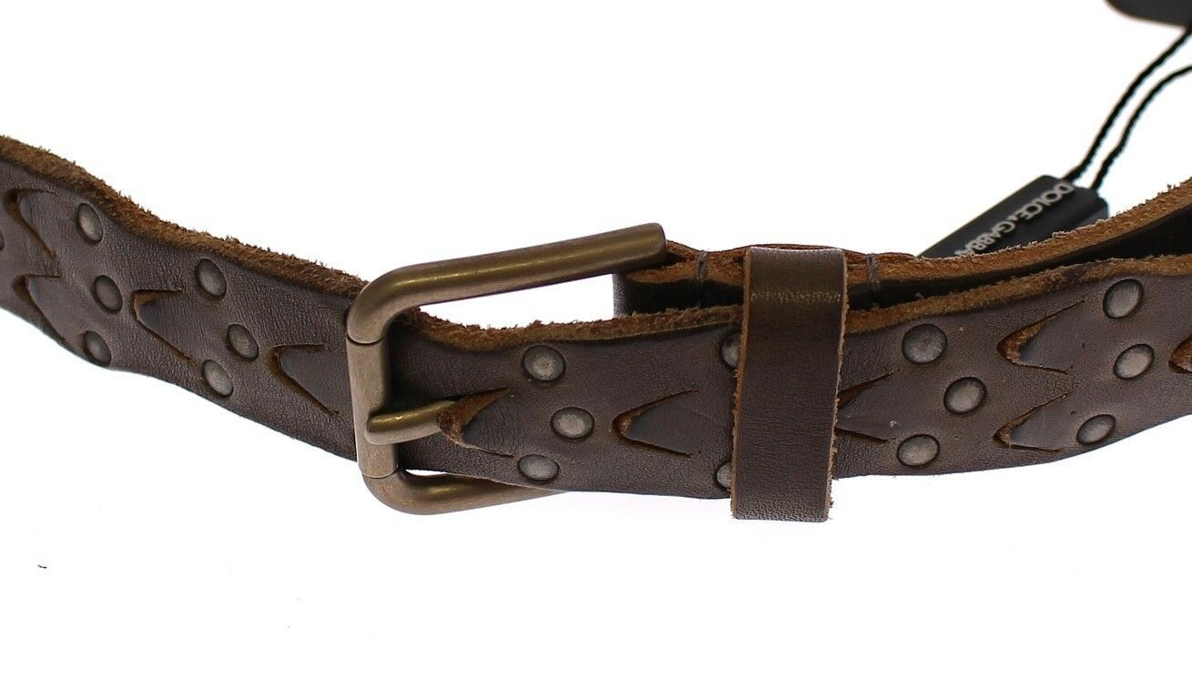 Cintura da uomo elegante in pelle e cotone fusion