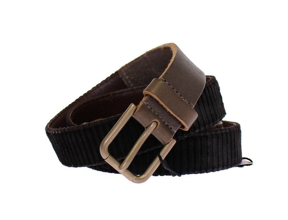 Cintura da uomo elegante in pelle e cotone fusion