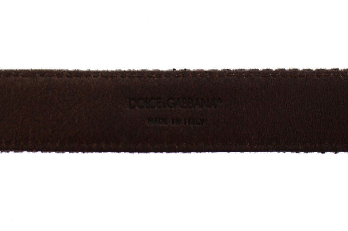 Cintura da uomo elegante in pelle e cotone fusion