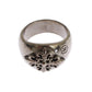 Sterling Silver Rhodium Men's Statement Ring