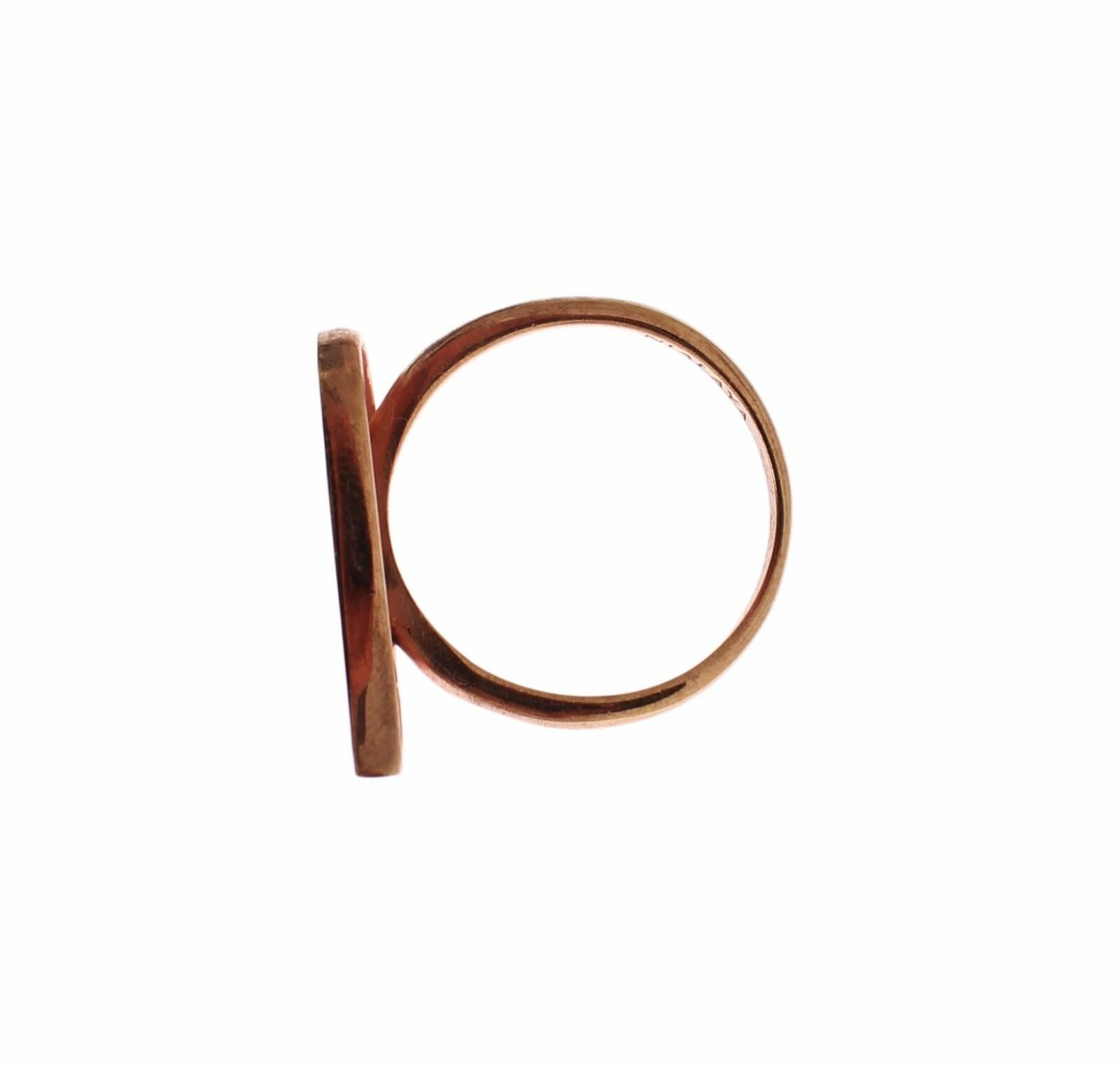 Eleganter Roségold-Ring mit Zirkonia-Kristallen
