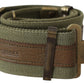 Chic Army Green Rustic Belt