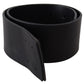 Elegant Solid Black Leather Belt