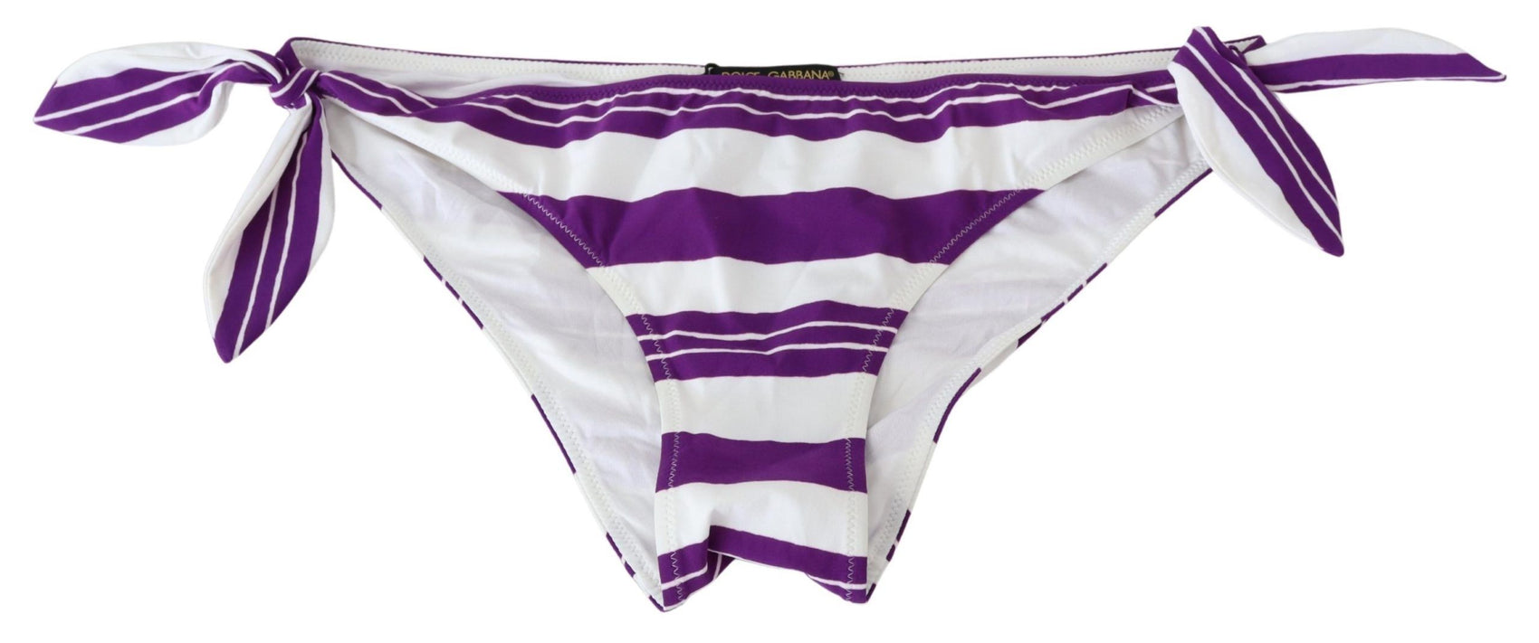 Slip bikini a righe chic - Glamour senza sforzo a bordo piscina