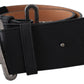 Chic Leather Adjustable Black Belt