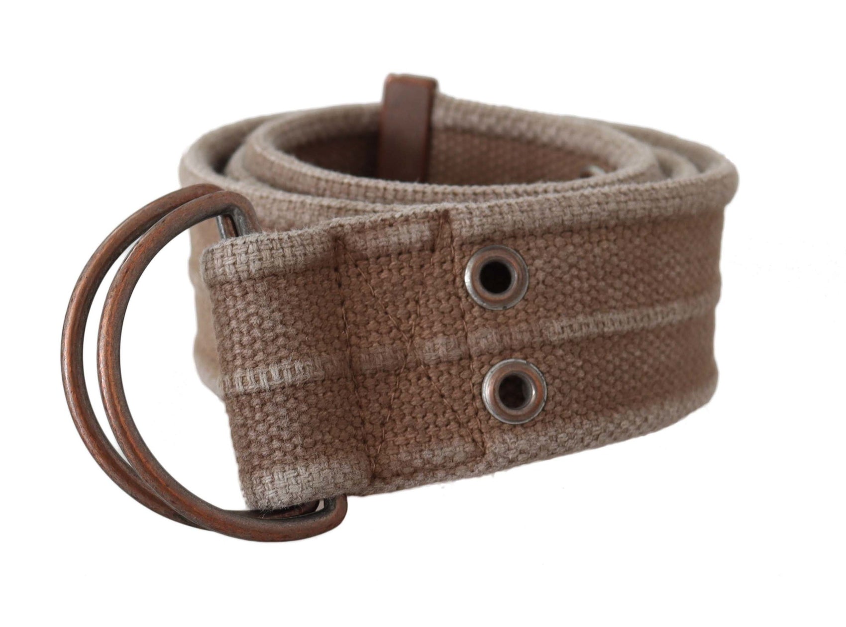 Schicker, verstellbarer Ledergürtel in Beige