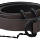 Elegant Dark Brown Leather Belt