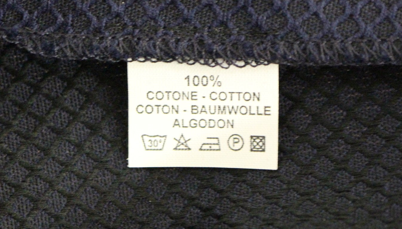 Schicke verkürzte blaue Hose – Exquisite Handwerkskunst