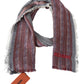 Chic Multicolor Wool Blend Designer Scarf