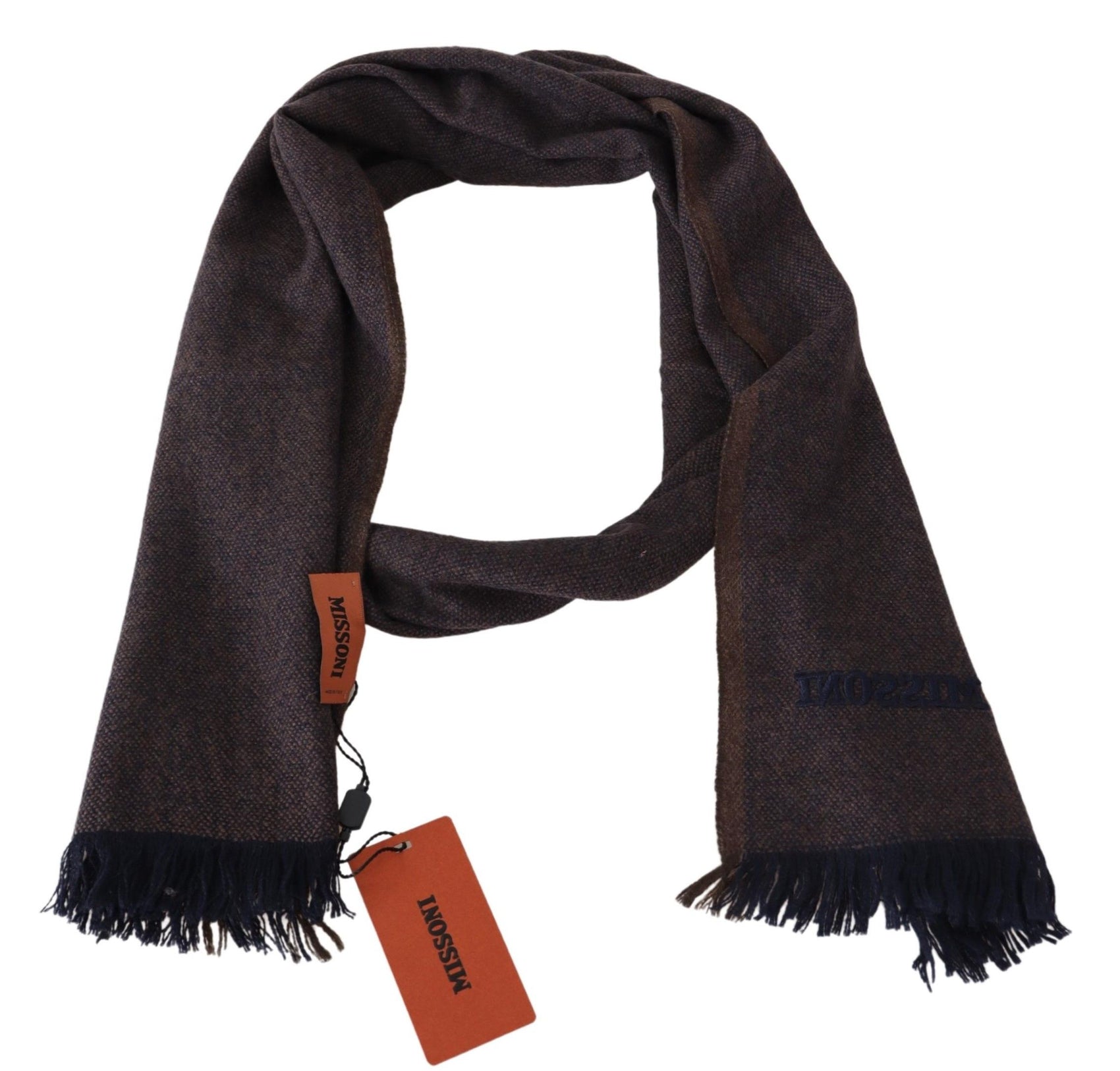 Eleganter Kaschmir Unisex Fransenschal