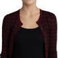 Eleganter gestreifter Viskose-Cardigan