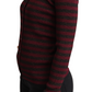 Eleganter gestreifter Viskose-Cardigan